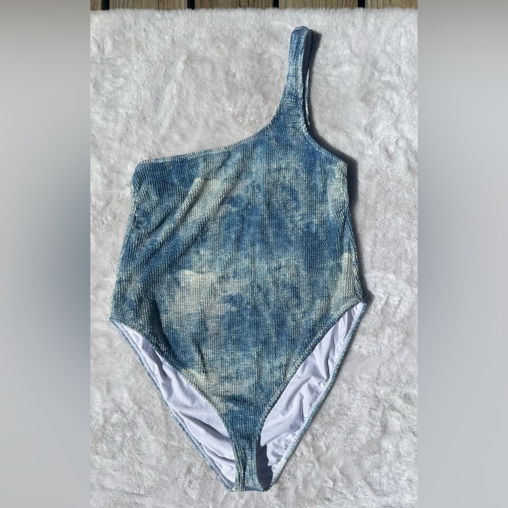 Good American Always Fits One Shoulder One piece Swim Suit 5/6 - 2XL / 3XL